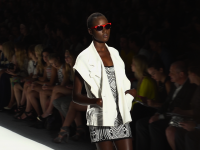 Opposites Attract At The Nicole Miller Spring 2013 Fashion Show  