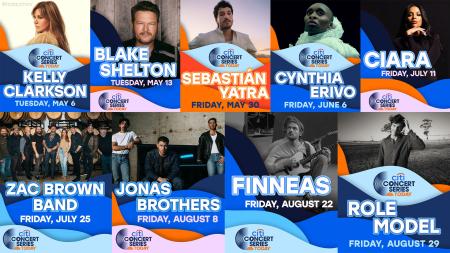 TODAY announces 2025 Citi Concert Series lineup including Kelly Clarkson, Jonas Brothers, Zac Brown Band, Blake Shelton, Cynthia Erivo and more