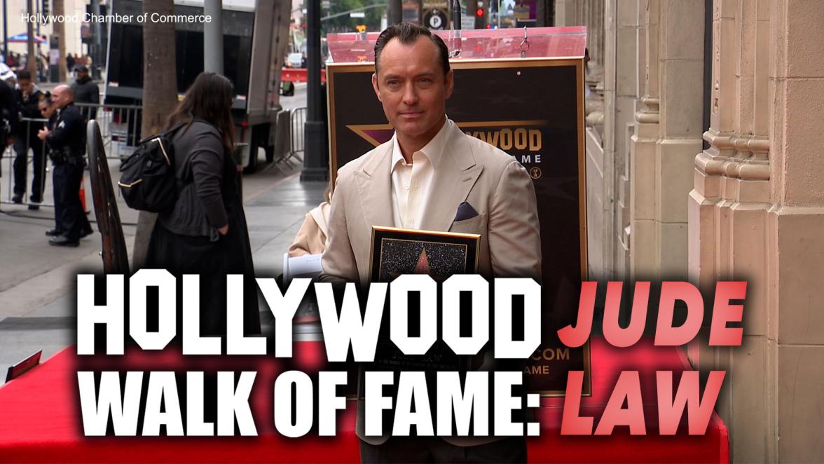 Jude Law Gets Star on the Hollywood Walk of Fame