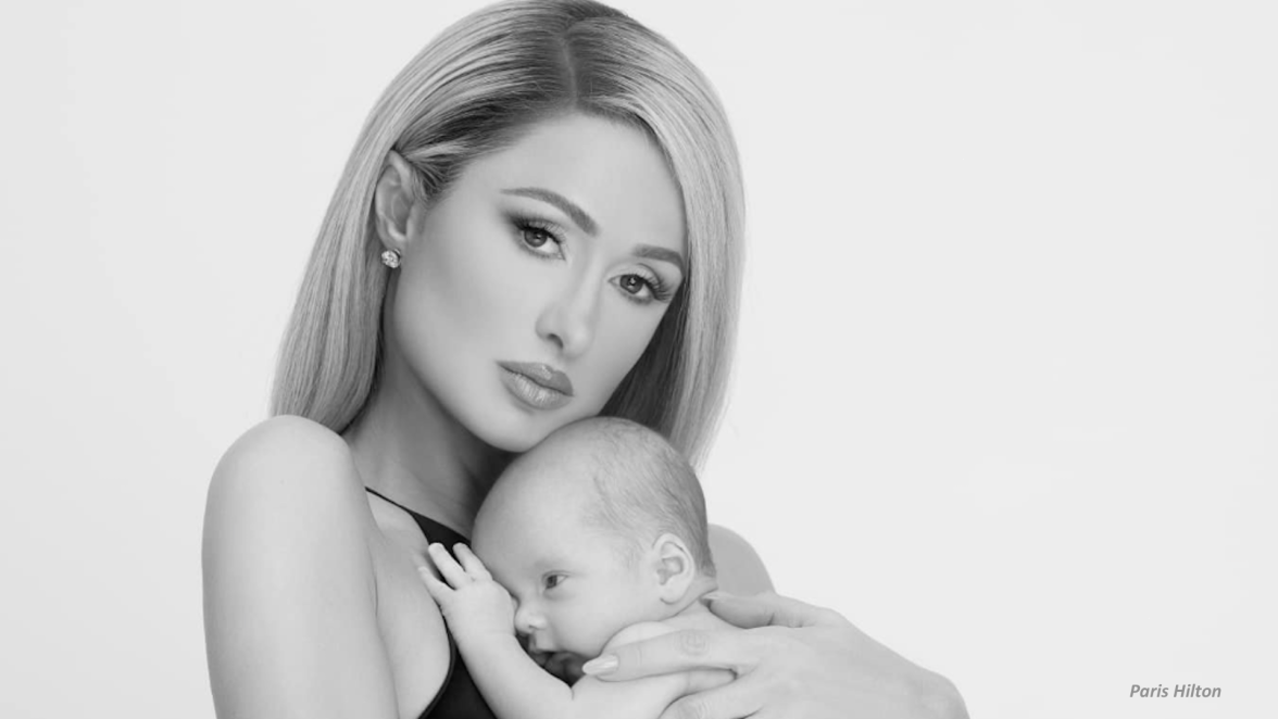 Paris Hilton with baby son Phoenix 