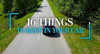 16 Things to Keep in Your Car