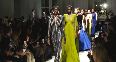 Bibhu Mohapatra's Fall 2024 Collection Channels Photographer Helmut Newton