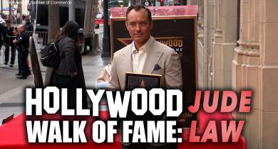 Jude Law Gets Star on the Hollywood Walk of Fame