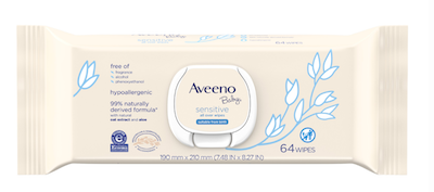 AVEENO Baby Sensitive All Over Wipes