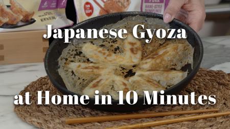 Get Perfect Japanese Gyoza Dumplings at Home in 10 Minutes