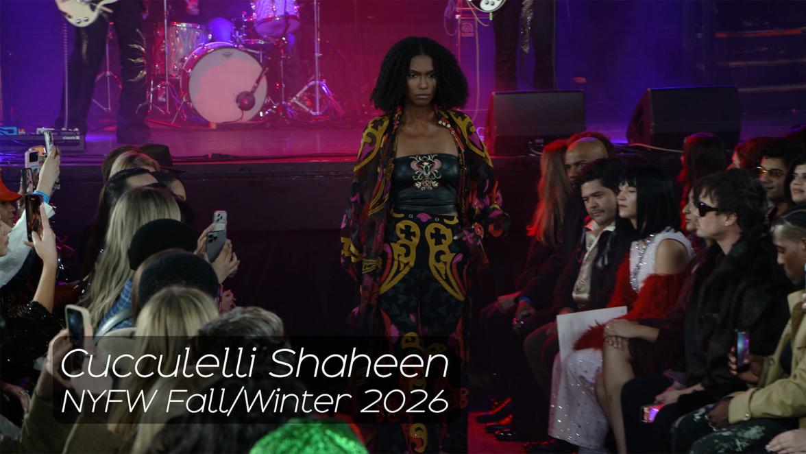 Cucculelli Shaheen’s Fall 2026 Collection "Electric Cosmos" Blends Art Deco Mysticism with ’60s Psychedelia