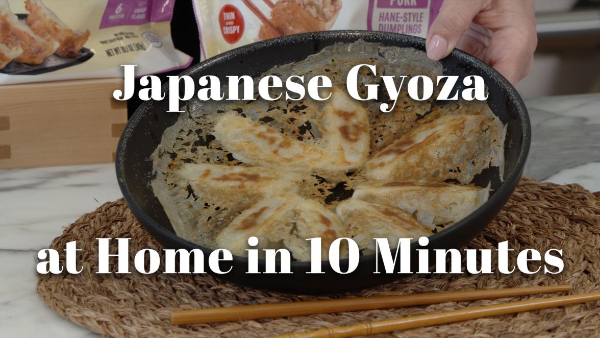 Get Perfect Japanese Gyoza Dumplings at Home in 10 Minutes