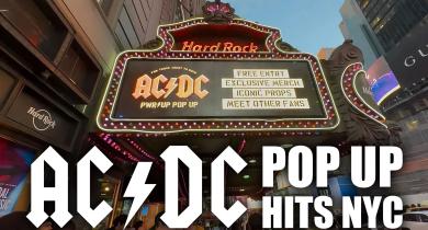 AC/DC Brings the PWR/UP Pop Up to Times Square Ahead of MetLife Stadium Show