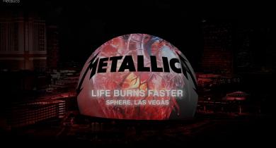 Metallica announces eight-show residency Life Burns Faster at Las Vegas Sphere for October 