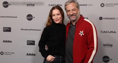 Leslie Mann and Judd Apatow at the 2026 Sundance Film Festival