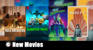 New Movies: Mickey 17, Rule Breakers, Night Of The Zoopocalypse, and Plankton: The Movie
