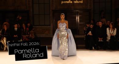 Pamella Roland’s Fall 2026 Collection Captures the Majestic Beauty of Antarctica in Modern Eveningwear