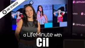Pop Newcomer Cil in the LifeMinute Studios